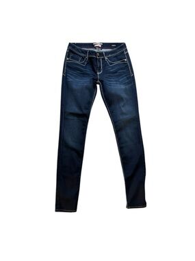 Express Dark Blue Stretch Skinny Jeggings